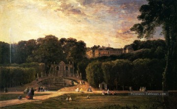 Fracois Le Parc à St Cloud Barbizon impressionnisme paysage Charles François Daubigny Peinture à l'huile